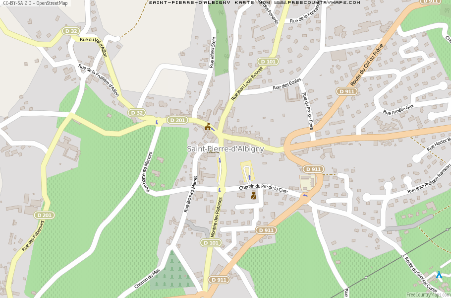 Karte Von Saint-Pierre-d