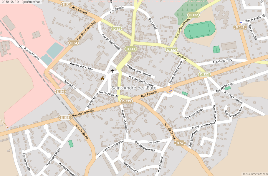 Karte Von Saint-André-de-l
