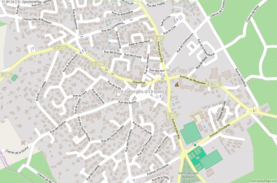 Karte Von Saint-Georges-d