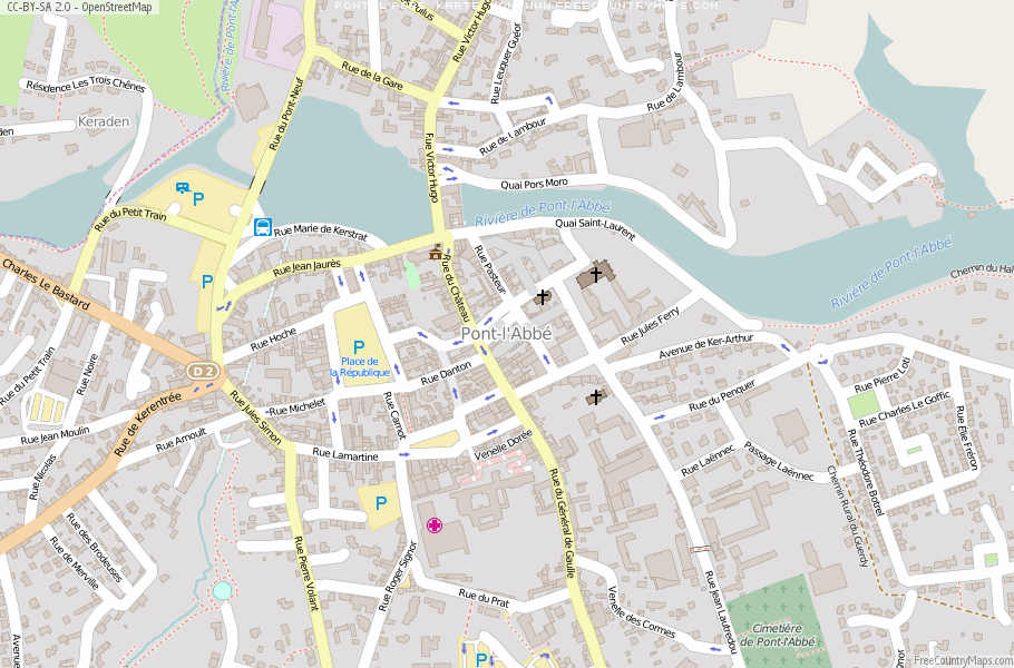 Karte Von Pont-l