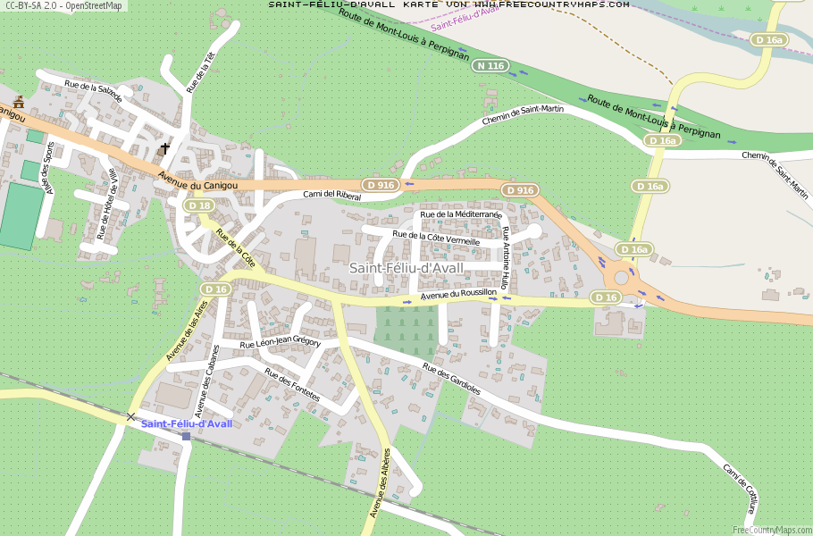 Karte Von Saint-Féliu-d