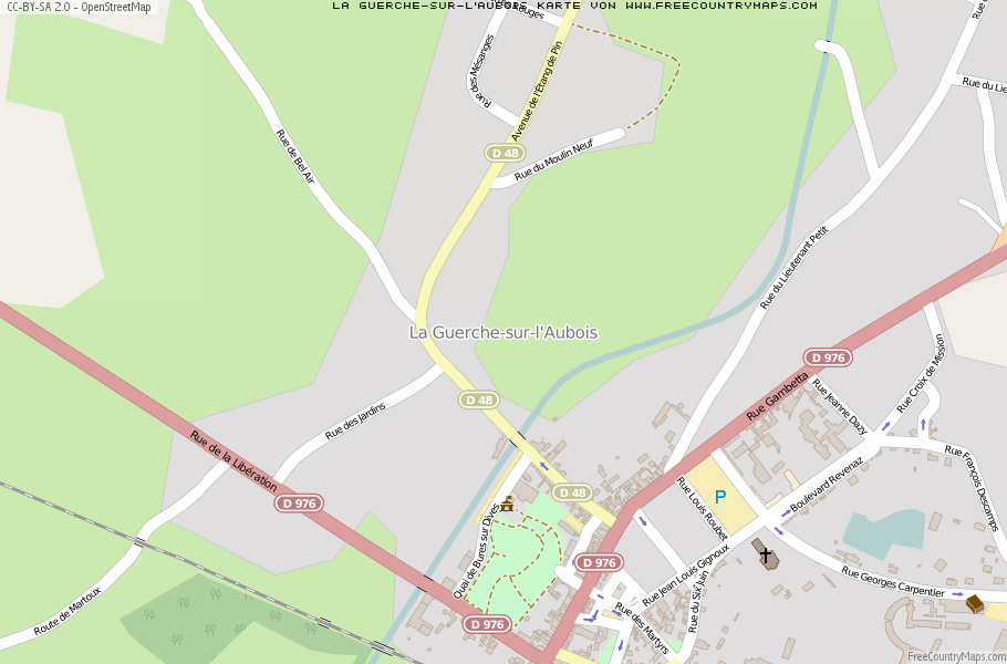 Karte Von La Guerche-sur-l
