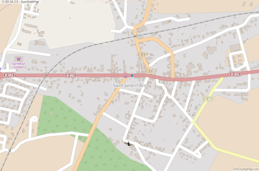 Karte Von Saint-Julien-l