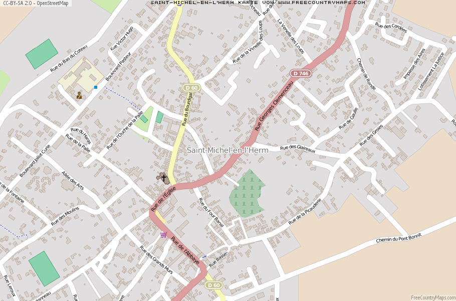 Karte Von Saint-Michel-en-l