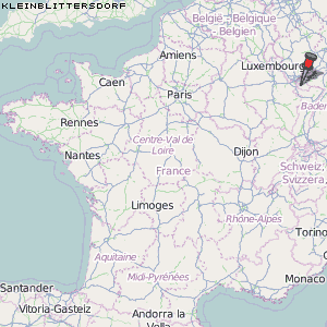 Kleinblittersdorf Karte Frankreich