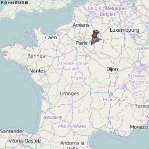 Pommeuse Karte Frankreich