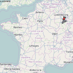 Ludres Karte Frankreich