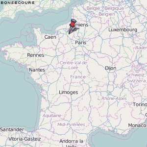 Bonsecours Karte Frankreich