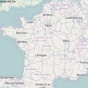 Biguglia Karte Frankreich