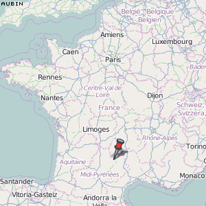 Aubin Karte Frankreich