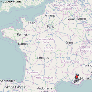Roquevaire Karte Frankreich