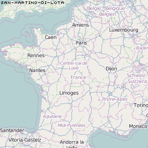 San-Martino-di-Lota Karte Frankreich