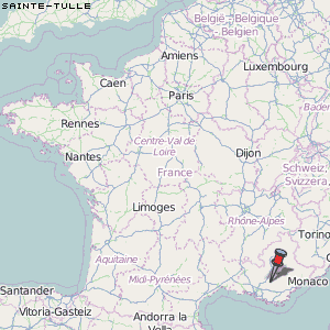 Sainte-Tulle Karte Frankreich