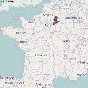 Trilport Karte Frankreich