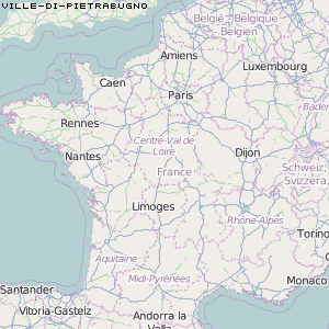 Ville-di-Pietrabugno Karte Frankreich