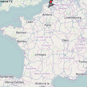 Mametz Karte Frankreich