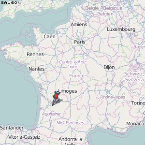 Galgon Karte Frankreich