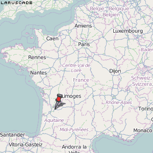 Laruscade Karte Frankreich