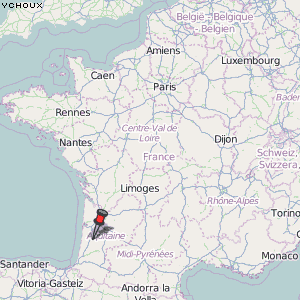 Ychoux Karte Frankreich