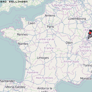 Bad Bellingen Karte Frankreich