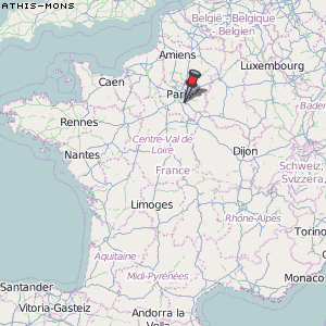 Athis-Mons Karte Frankreich