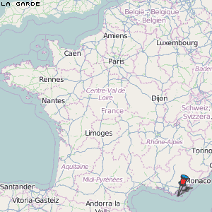 La Garde Karte Frankreich