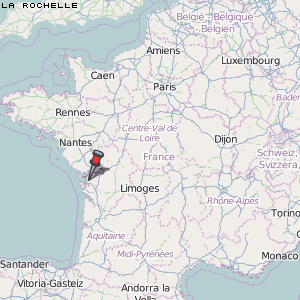 La Rochelle Karte Frankreich