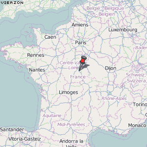 Vierzon Karte Frankreich