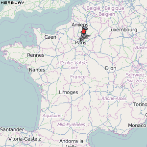 Herblay Karte Frankreich