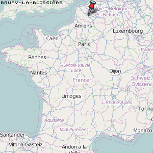 Bruay-la-Buissière Karte Frankreich