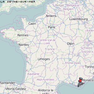 La Seyne-sur-Mer Karte Frankreich