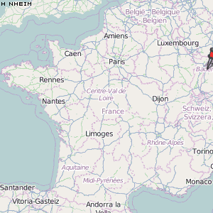 Hœnheim Karte Frankreich