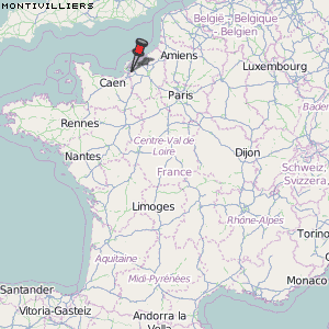 Montivilliers Karte Frankreich