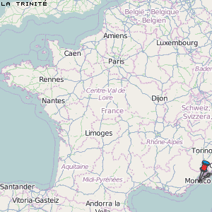 La Trinité Karte Frankreich