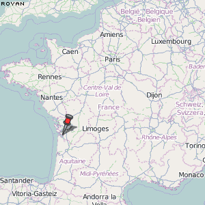 Royan Karte Frankreich