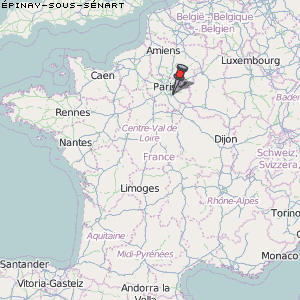 Épinay-sous-Sénart Karte Frankreich