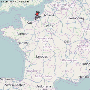 Sainte-Adresse Karte Frankreich