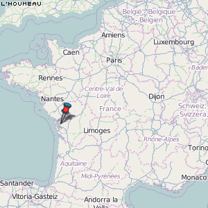 L'Houmeau Karte Frankreich