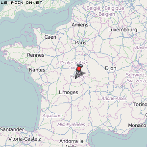 Le Poinçonnet Karte Frankreich