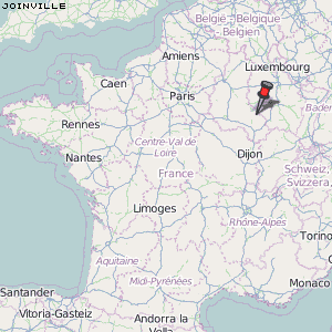 Joinville Karte Frankreich