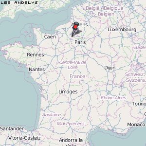 Les Andelys Karte Frankreich