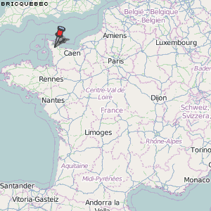 Bricquebec Karte Frankreich