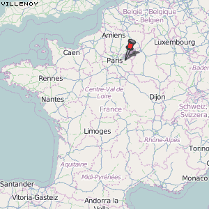 Villenoy Karte Frankreich