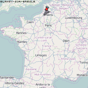 Blangy-sur-Bresle Karte Frankreich