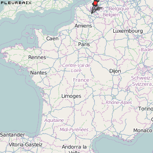 Fleurbaix Karte Frankreich