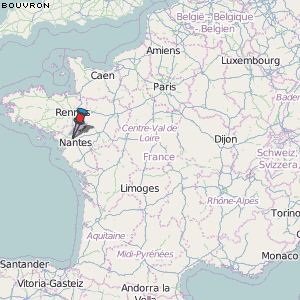 Bouvron Karte Frankreich