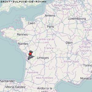 Saint-Sulpice-de-Royan Karte Frankreich