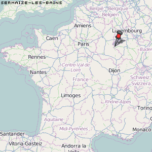 Sermaize-les-Bains Karte Frankreich