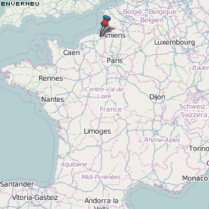 Envermeu Karte Frankreich