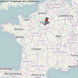 Saint-Pierre-du-Perray Karte Frankreich
